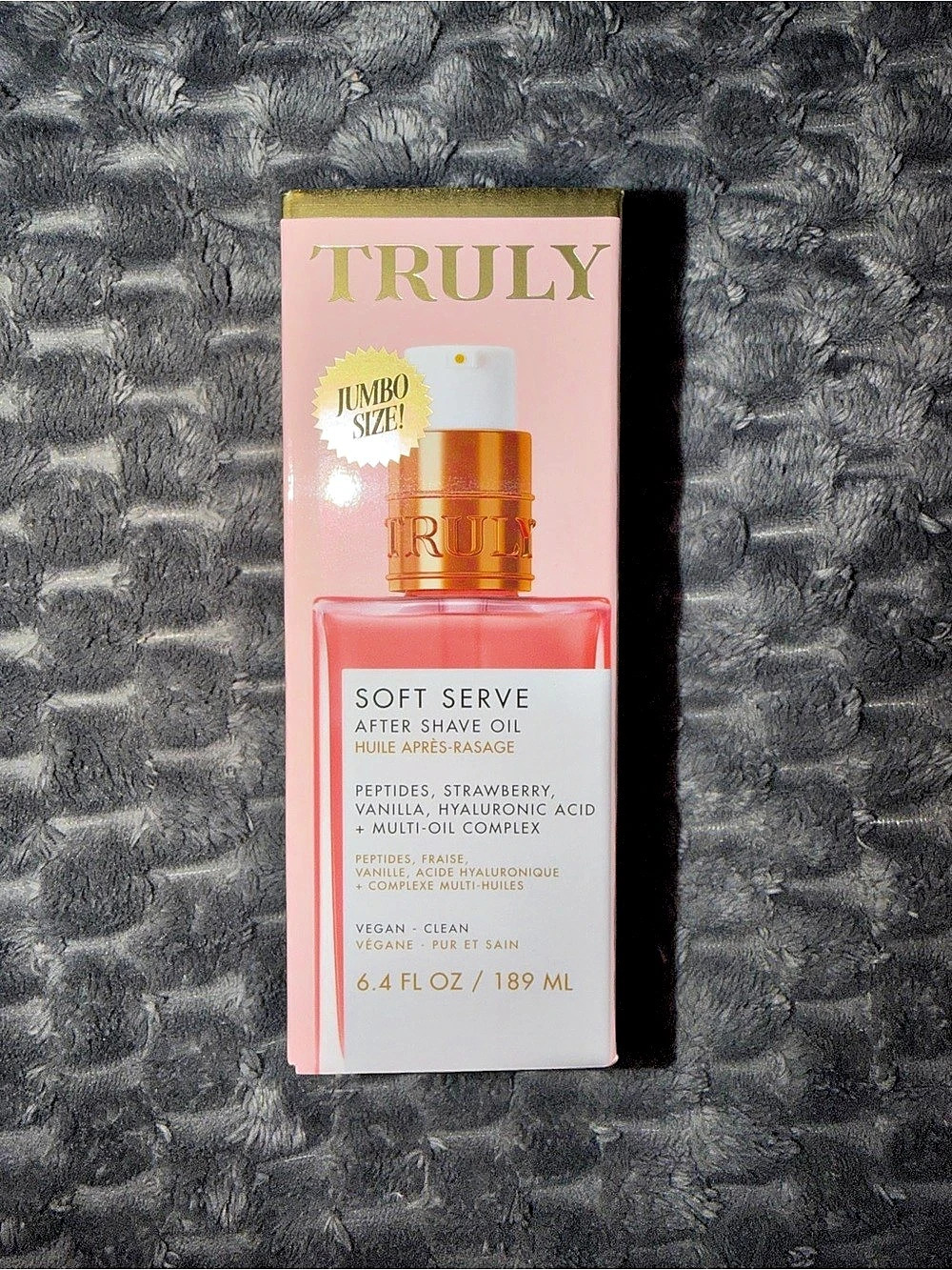 Truly Soft Serve After Shave Oil Jumbo Size Pink